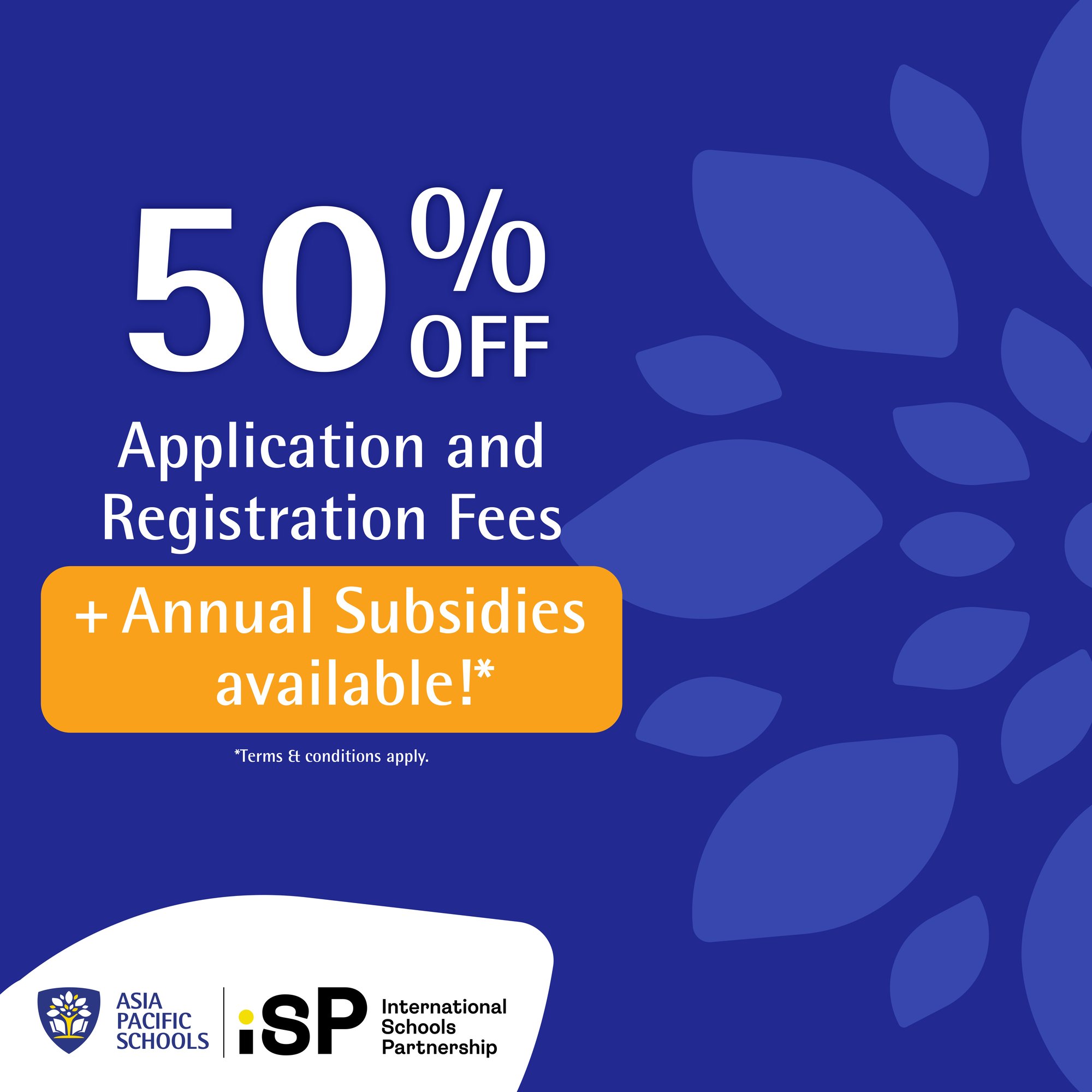 50% Off Application and Registration Fees_ENG